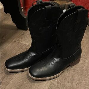 Brand New Lumeheel Classic Black Western Cowboy Boots 11.5